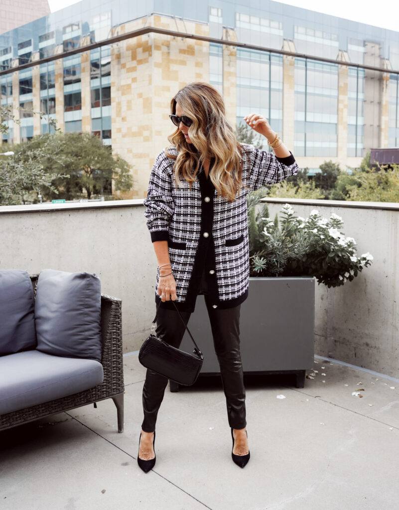 faux leather pant trend