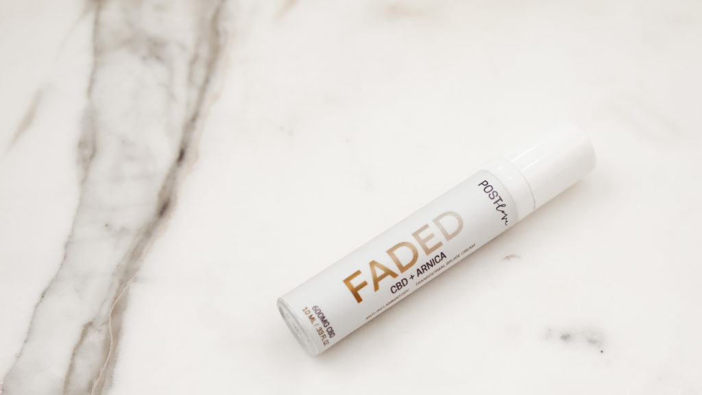 Faded CBD and Arnica for a summer skincare glow