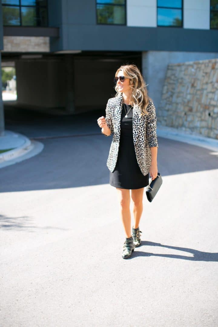 Leopard Jacket with Chloe Boots Her Fashioned Life